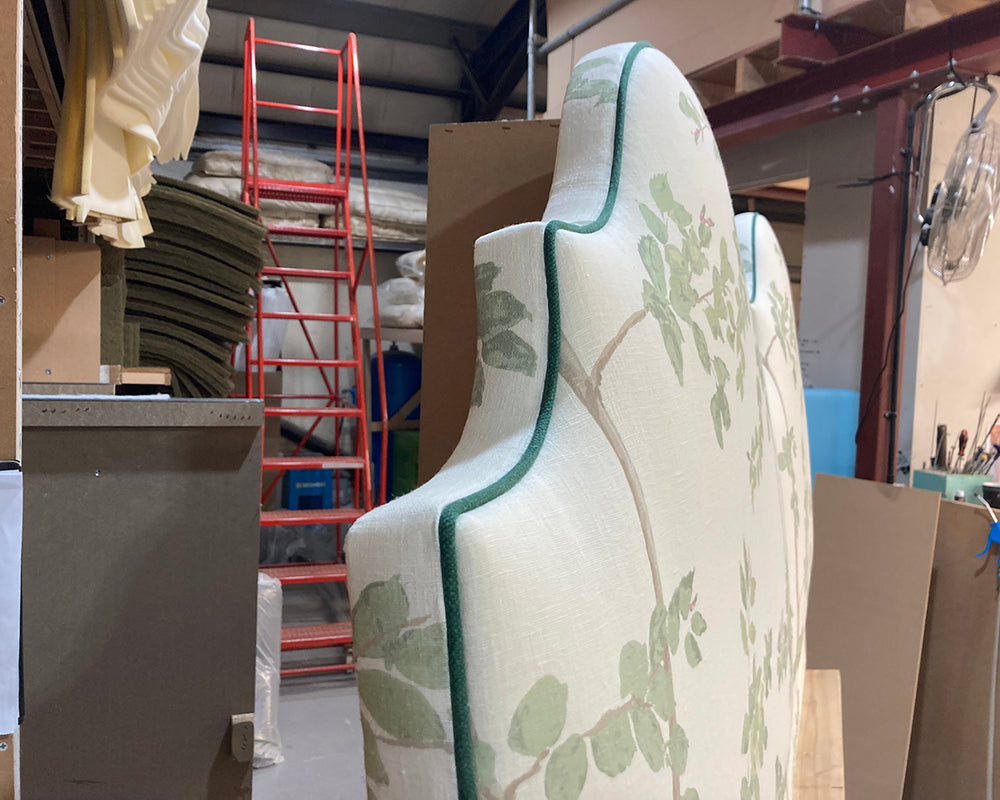 Twin Single Samson Headboards Lewis & Wood Beech Document Green