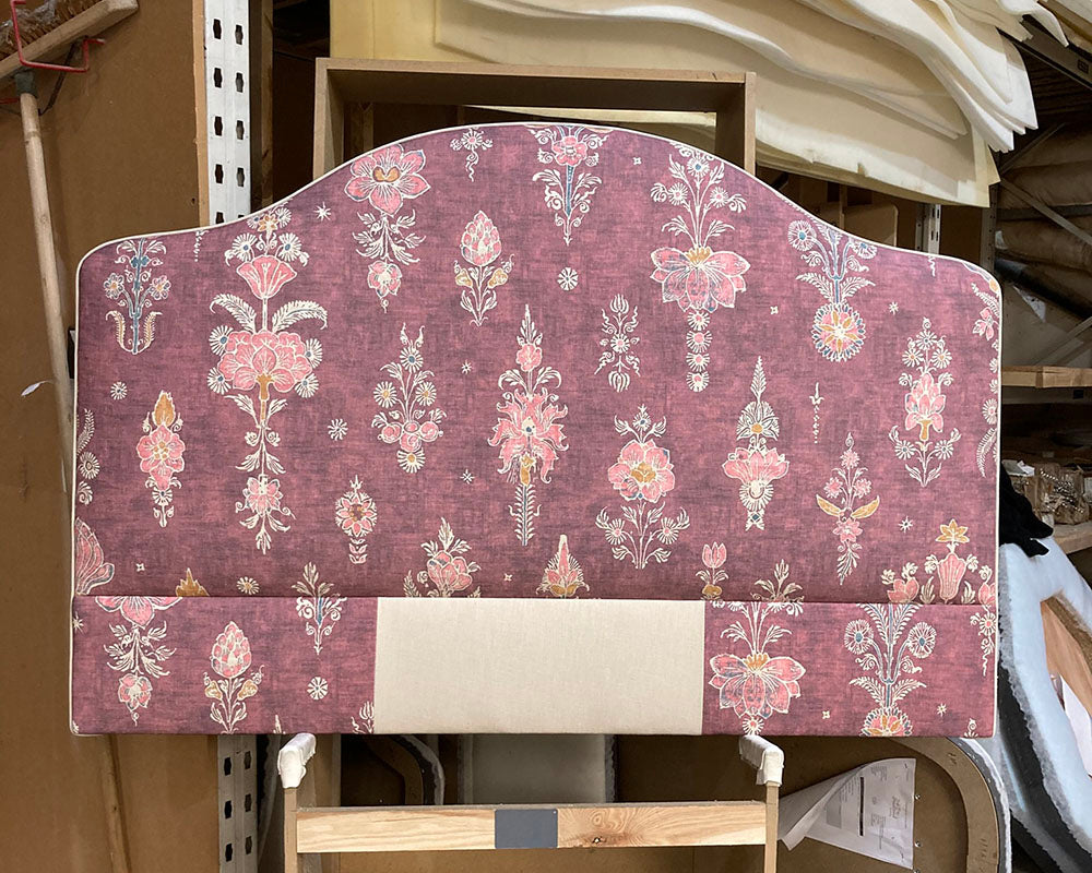 Double Barra Headboard Lewis & Wood Citadel Turkish Rose