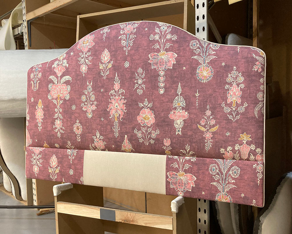 Double Barra Headboard Lewis & Wood Citadel Turkish Rose