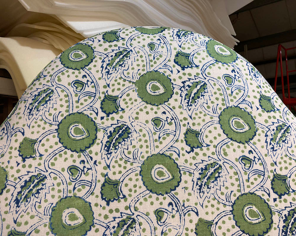 Super King Samson Headboard Linwood Rubia Peas