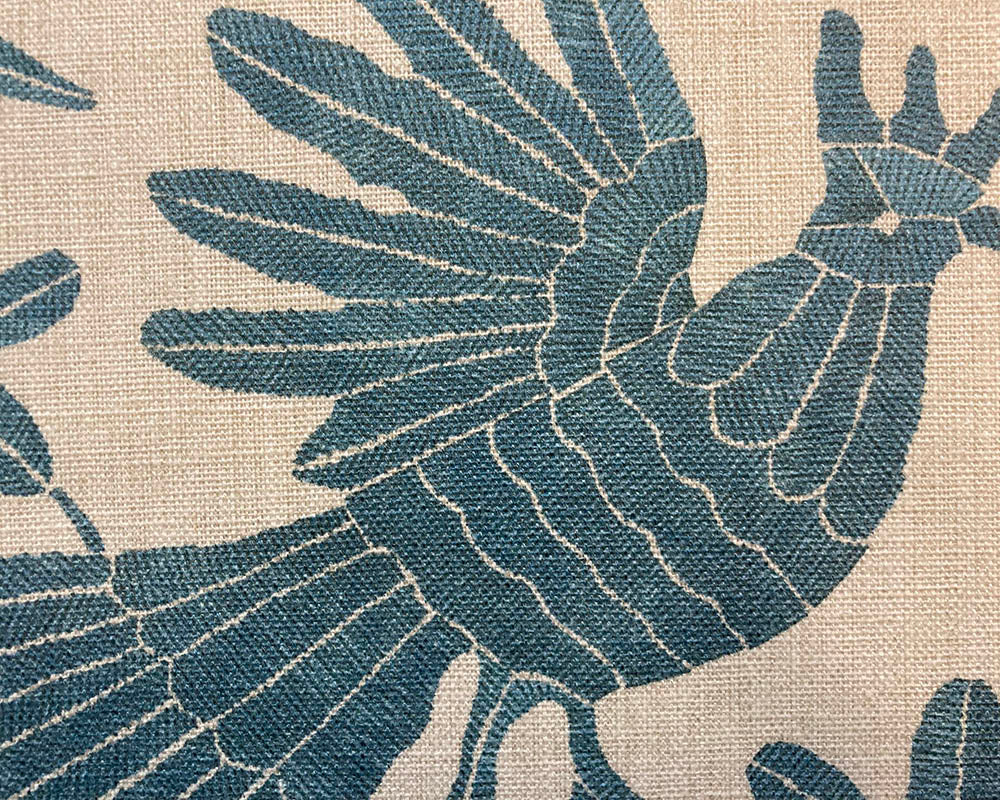 Super King Samson Headboard Lewis & Wood Otomi Bluebird