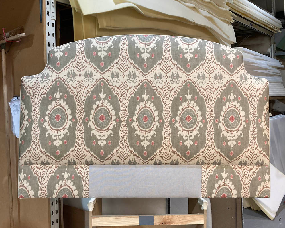 Kingsize Puffin Headboard Lewis & Wood Bukhara Tea Rose