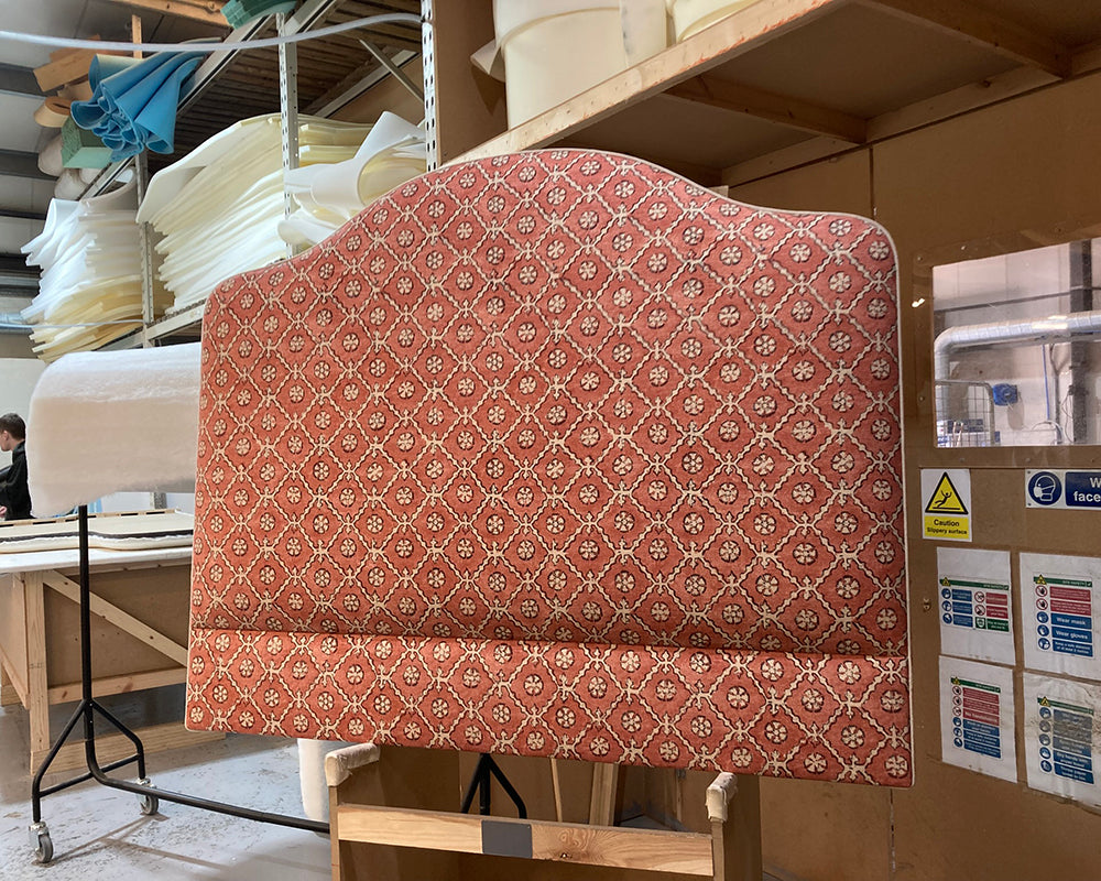 Double Barra Headboard Linwood Khiva Sunset