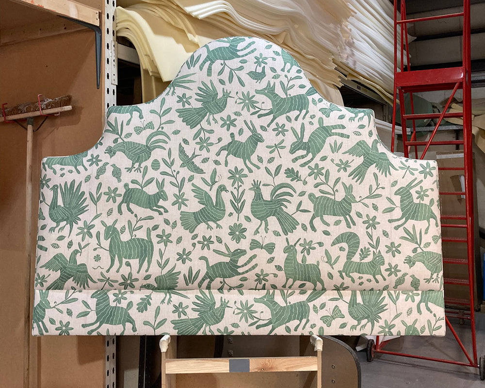 Super King Samson Headboard Lewis & Wood Otomi Leafy