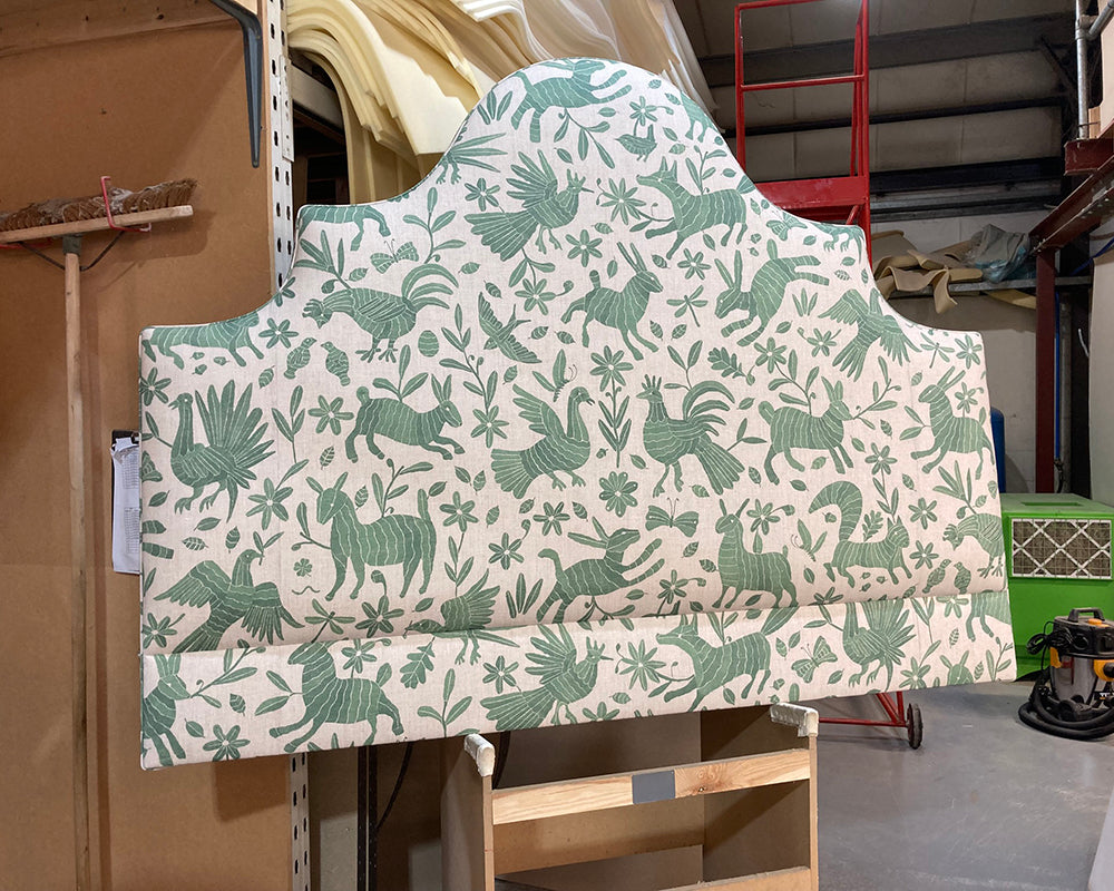 Super King Samson Headboard Lewis & Wood Otomi Leafy