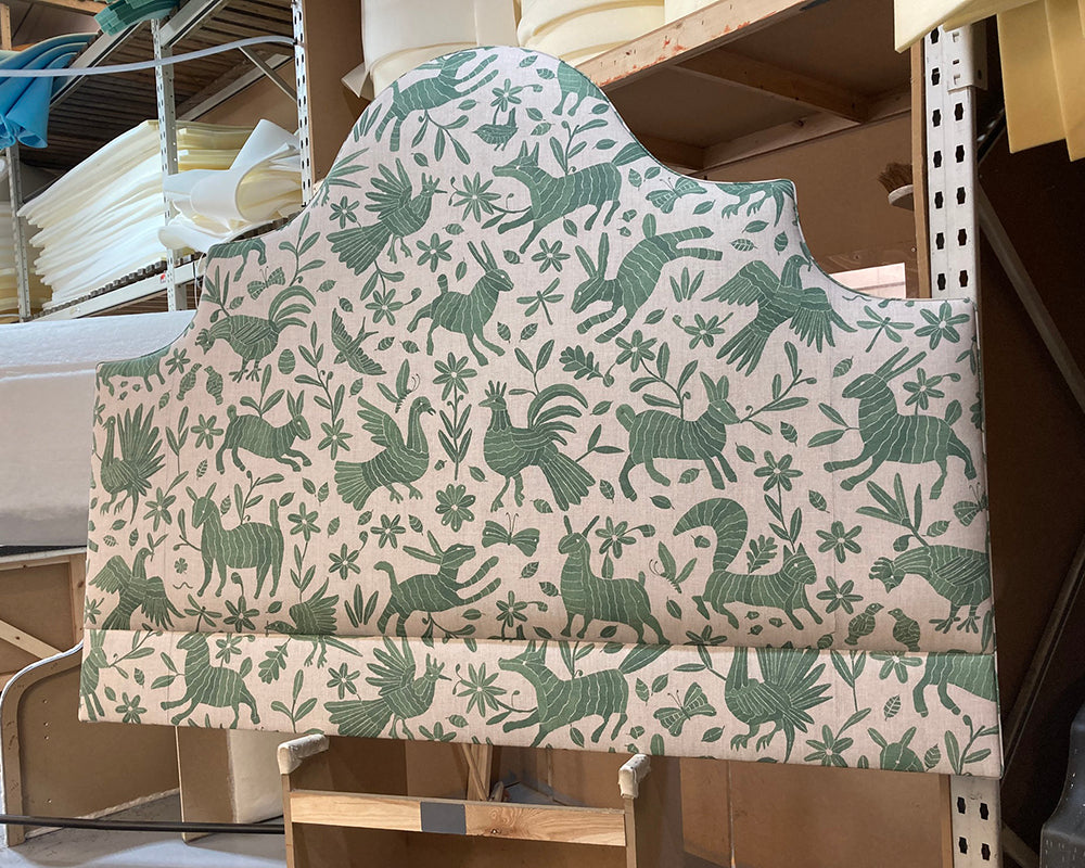 Super King Samson Headboard Lewis & Wood Otomi Leafy