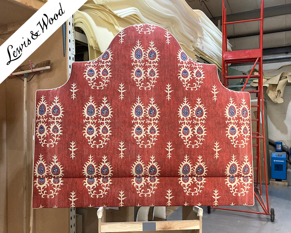 Kingsize Samson Headboard Lewis &amp; Wood Tribal Flame Tree