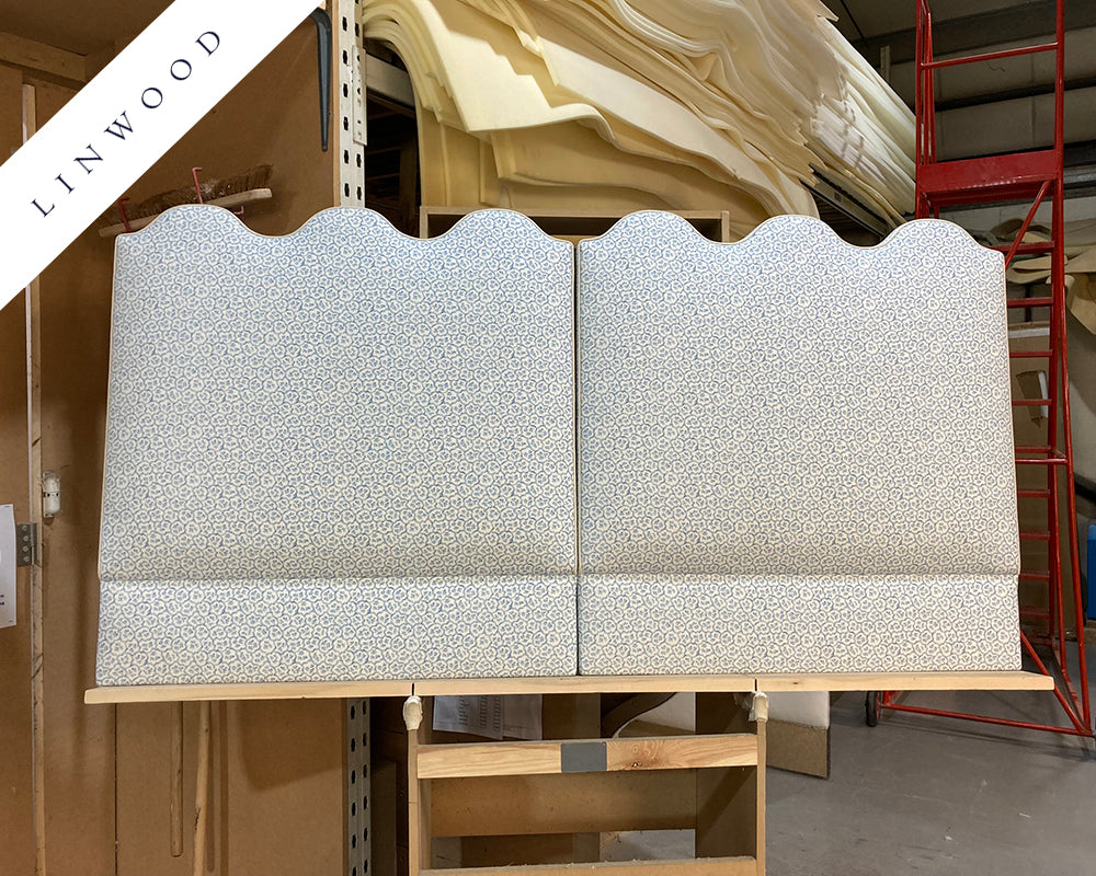Twin Single Solas Headboards Linwood Hopscotch Aquamarine