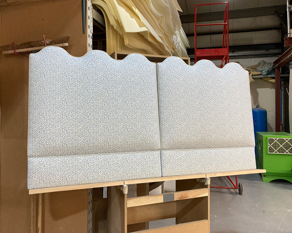 Twin Single Solas Headboards Linwood Hopscotch Aquamarine