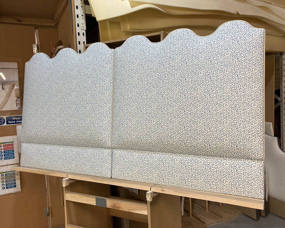 Twin Single Solas Headboards Linwood Hopscotch Aquamarine