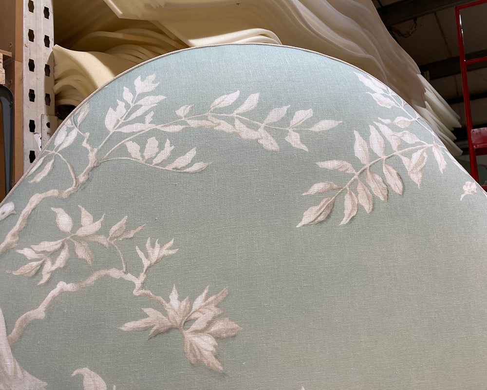 Super King Samson Headboard Lewis & Wood Doves Aquamarine