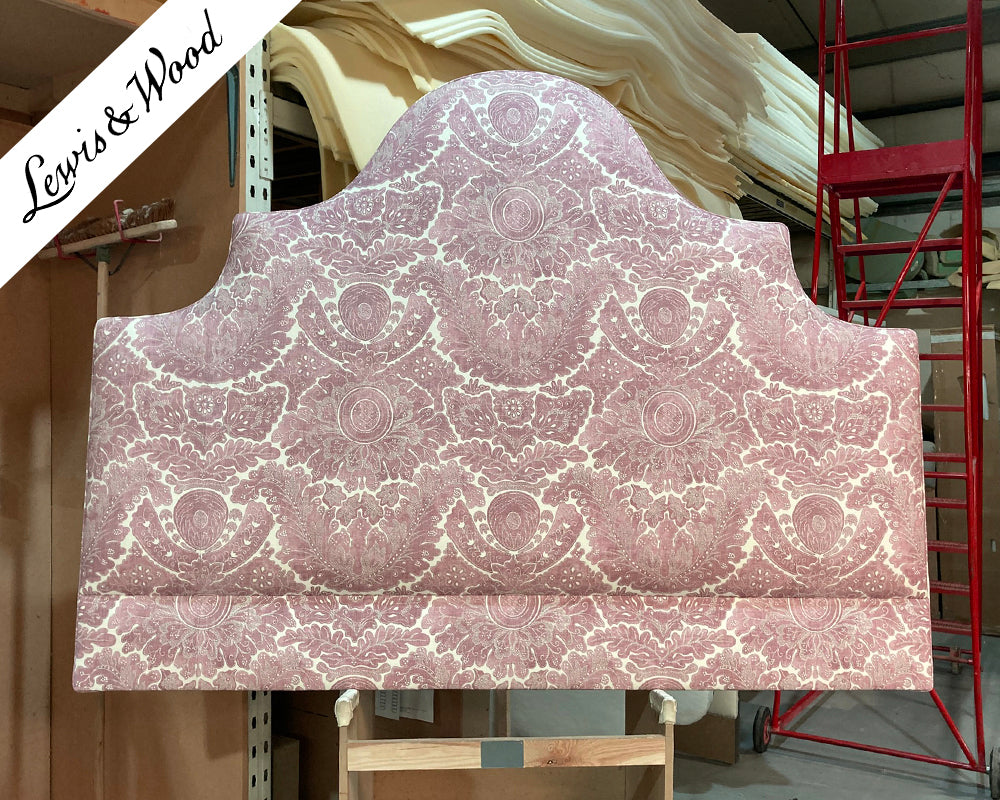 Super King Samson Headboard Lewis &amp; Wood Nantessa Cerise