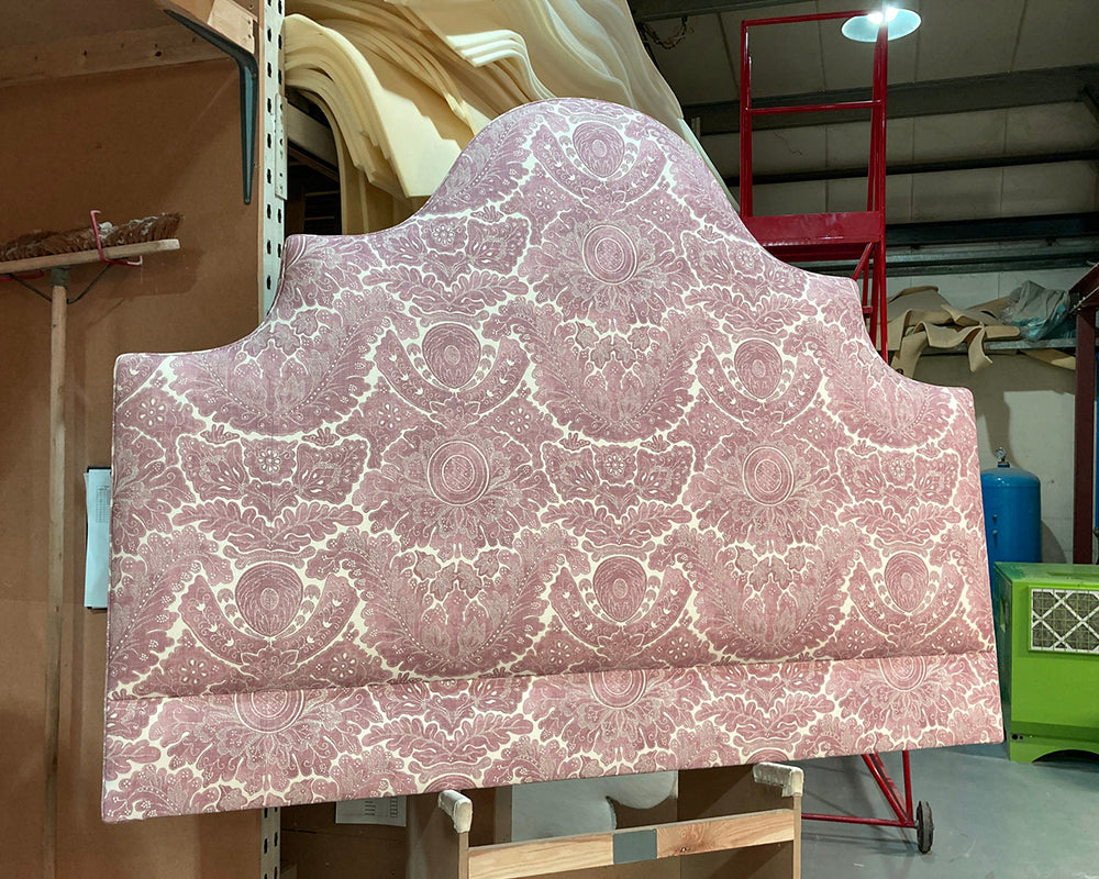 Super King Samson Headboard Lewis & Wood Nantessa Cerise