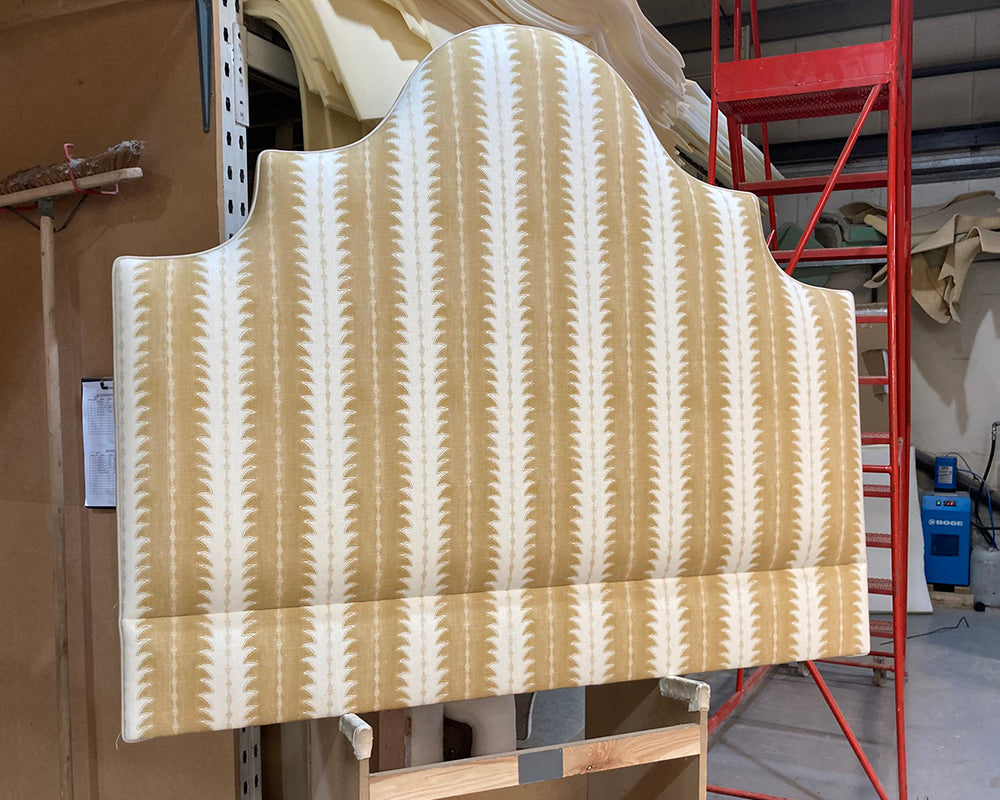 Kingsize Samson Headboard Linwood Ruched Haze