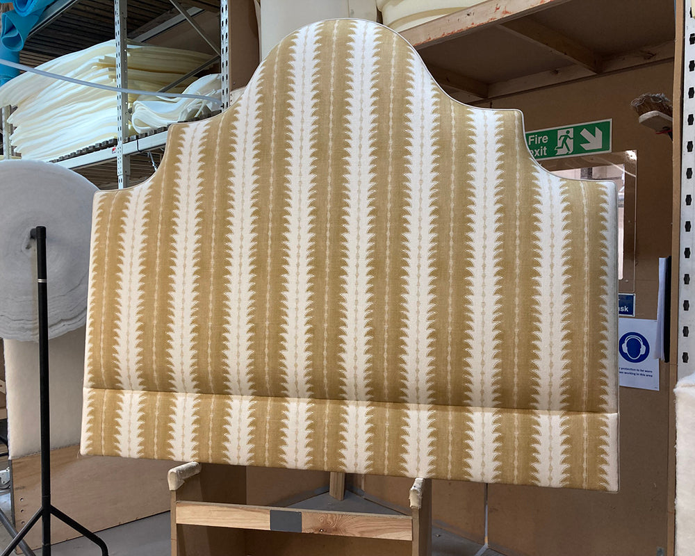 Kingsize Samson Headboard Linwood Ruched Haze