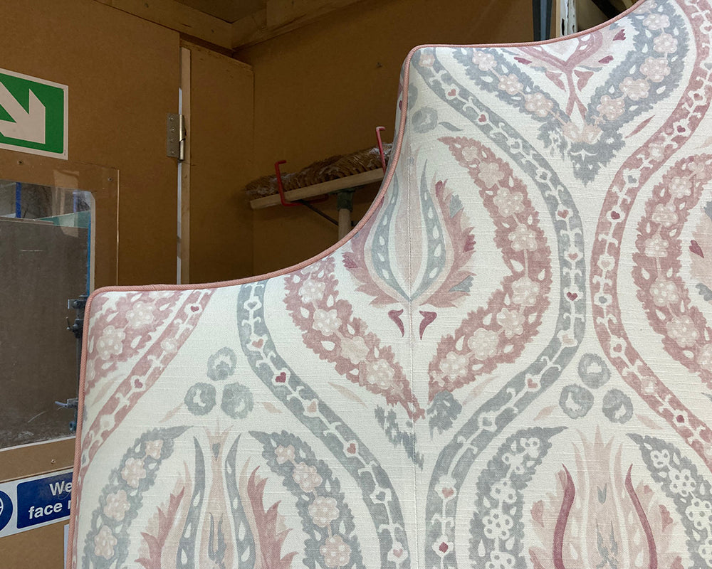 Super King Samson Headboard Lewis & Wood Benaki Rock Rose