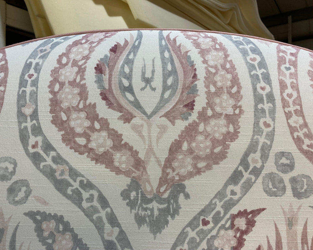 Double Barra Headboard Lewis & Wood Benaki Rock Rose