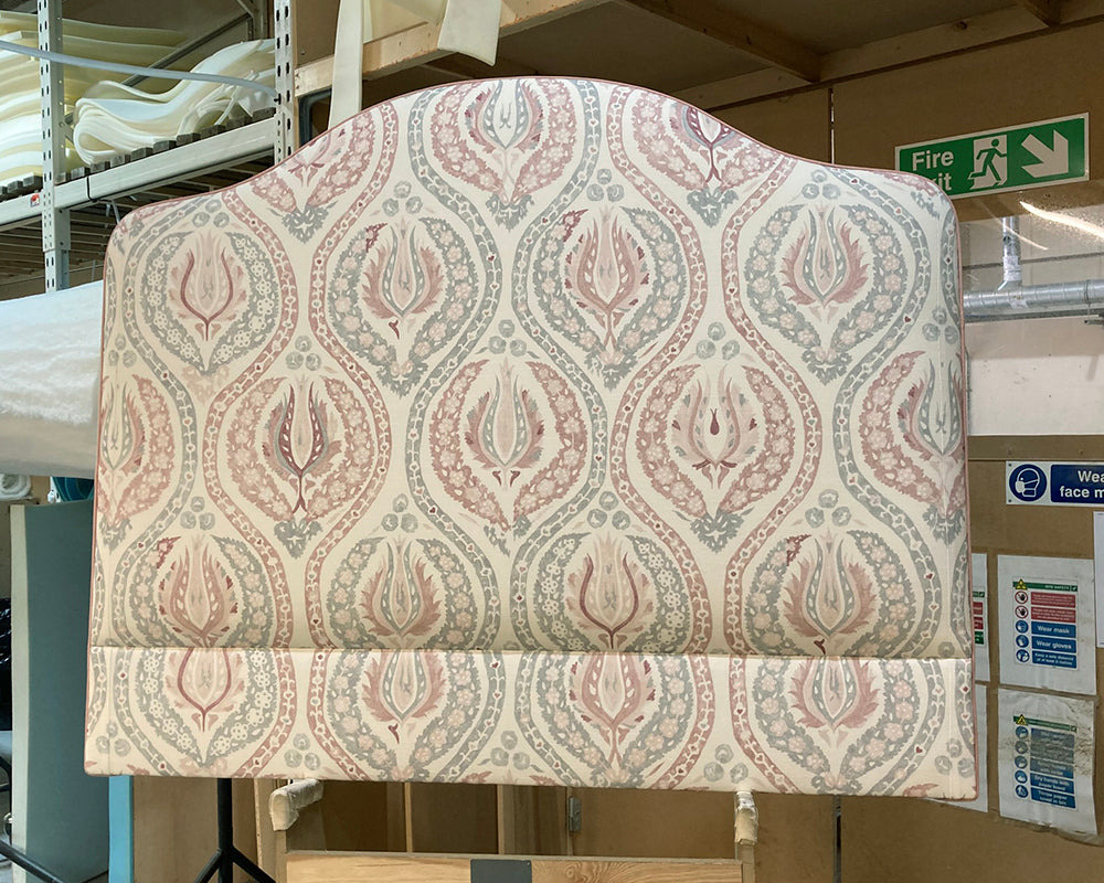 Double Barra Headboard Lewis & Wood Benaki Rock Rose