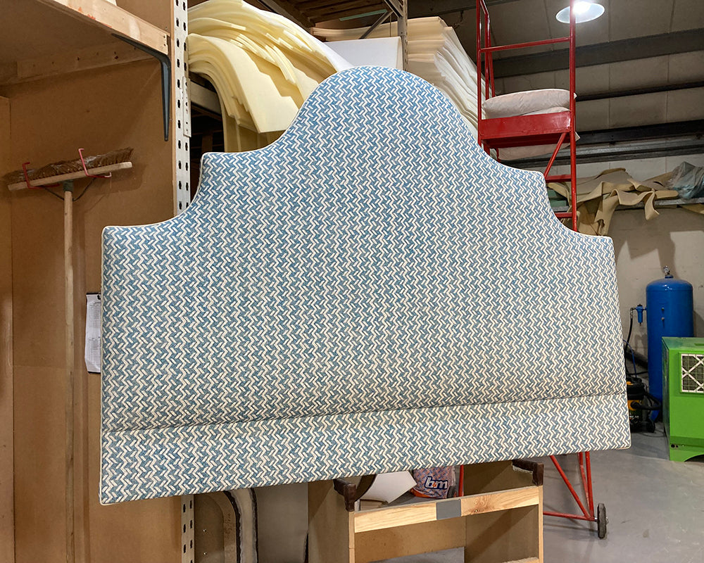 Super King Samson Headboard Fermoie Chiltern Blue