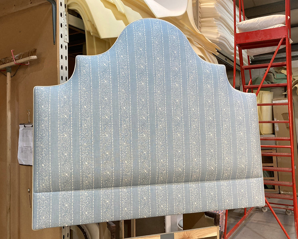 Kingsize Samson Headboard Linwood Fortune Teller Cornflower