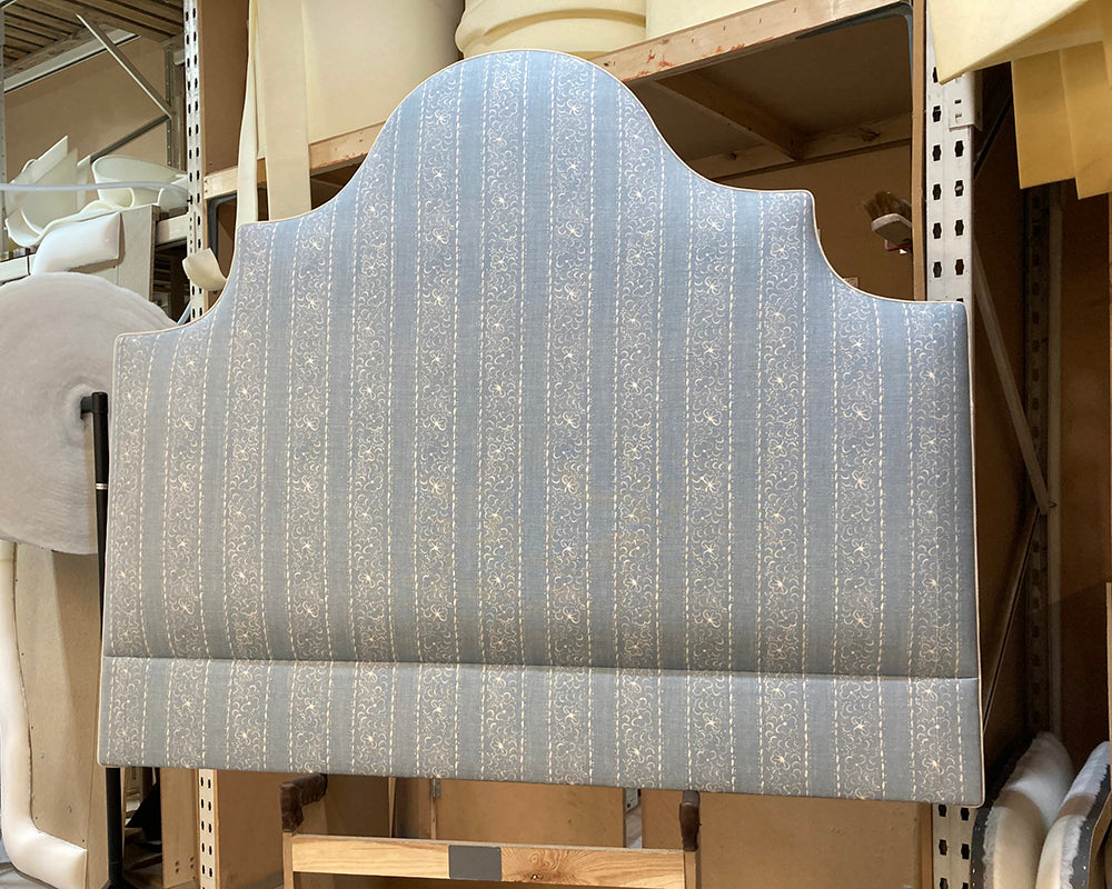 Kingsize Samson Headboard Linwood Fortune Teller Cornflower