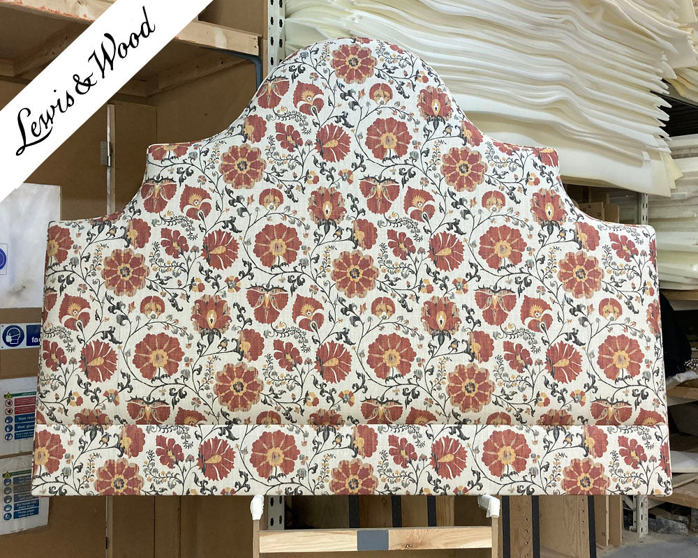 Super King Samson Headboard Lewis &amp; Wood Zafarashan Slate/Rust