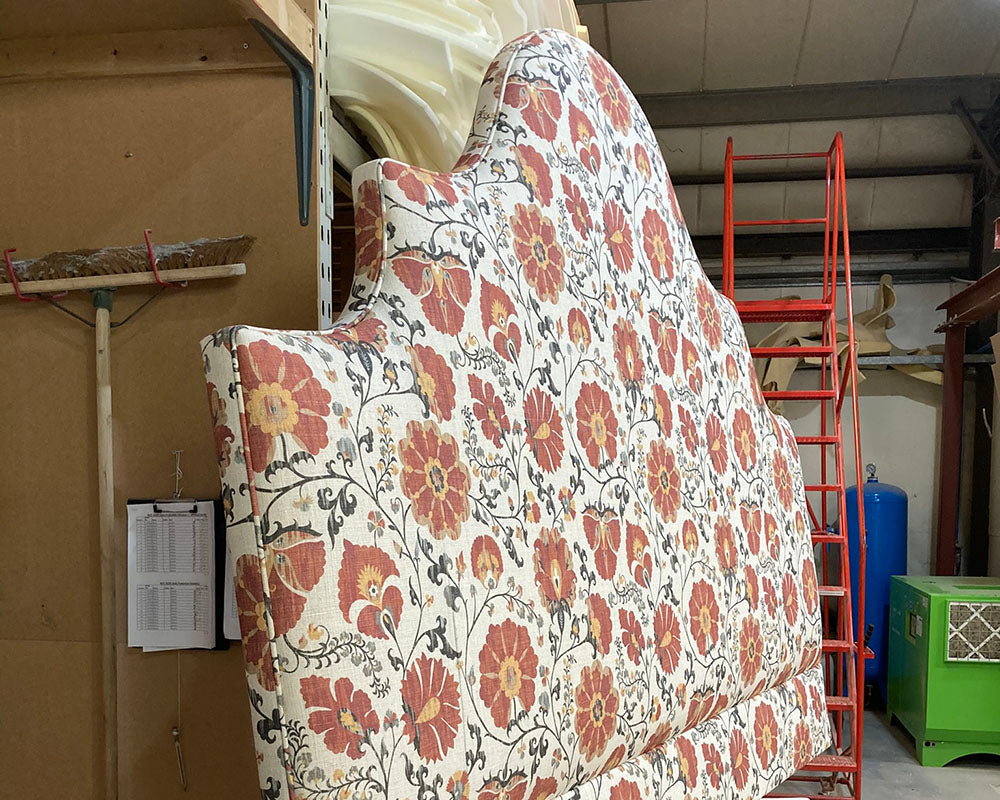 Super King Samson Headboard Lewis & Wood Zafarashan Slate/Rust