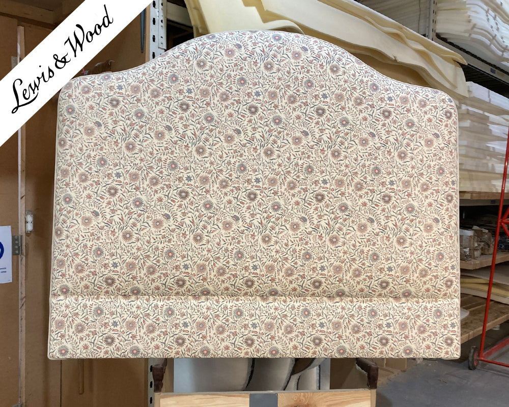 Double Barra Headboard Lewis & Wood Daisy Chintz Document