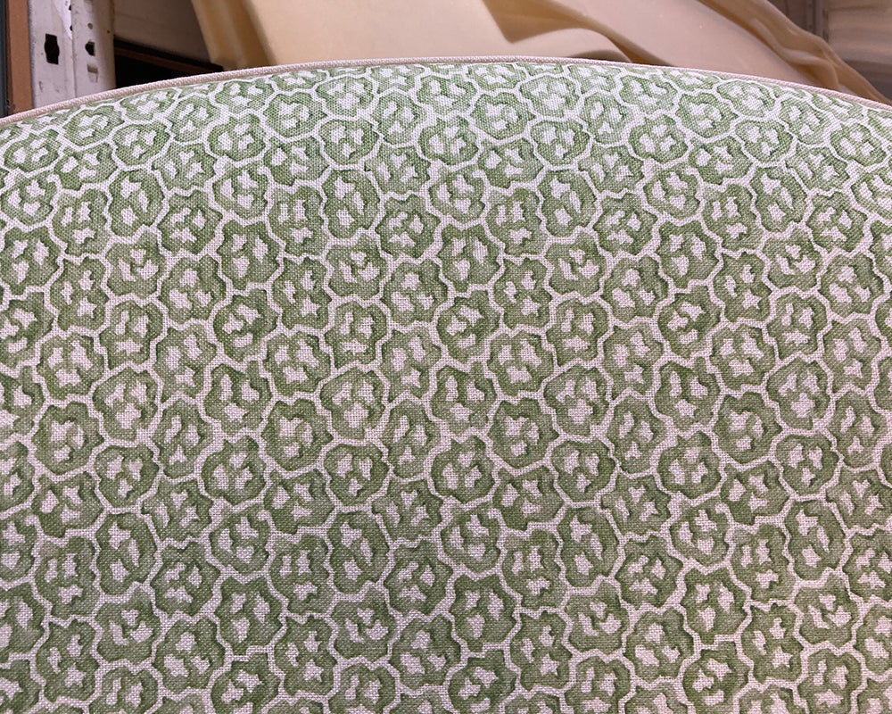 Kingsize Barra Headboard Linwood Hopscotch Gooseberry Green