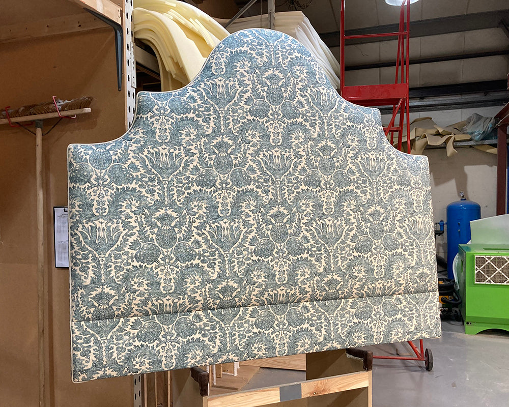 Kingsize Samson Headboard Lewis & Wood Small Scale Pomegranate Moonstone