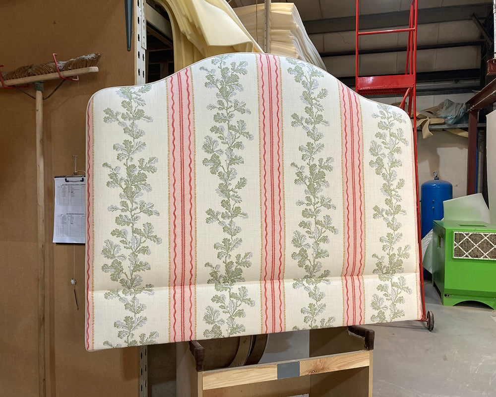 Double Barra Headboard Linwood Hester Pink/Green