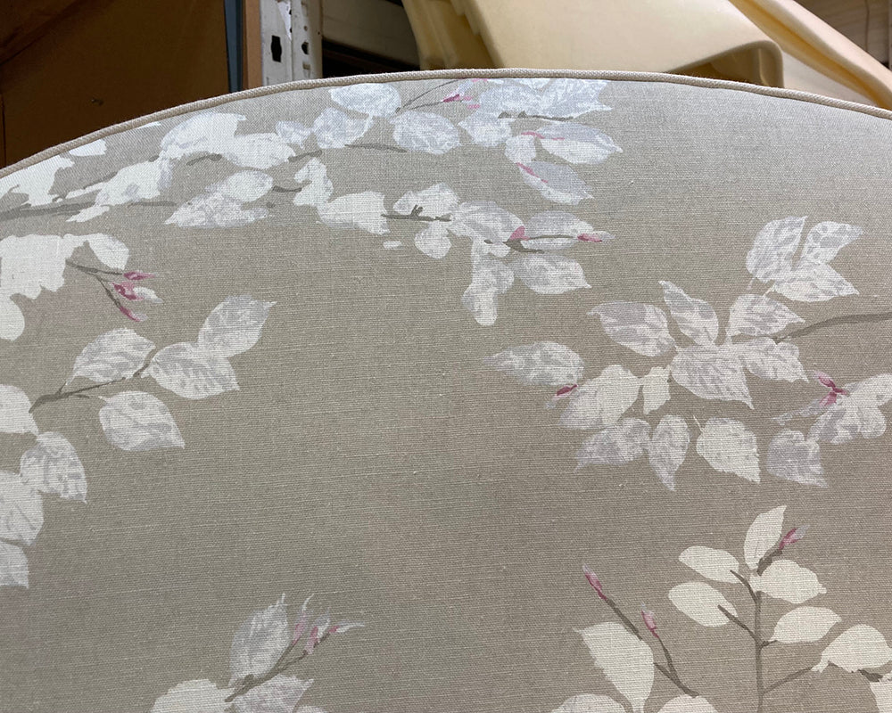 Double Barra Headboard Lewis & Wood Beech Taupe