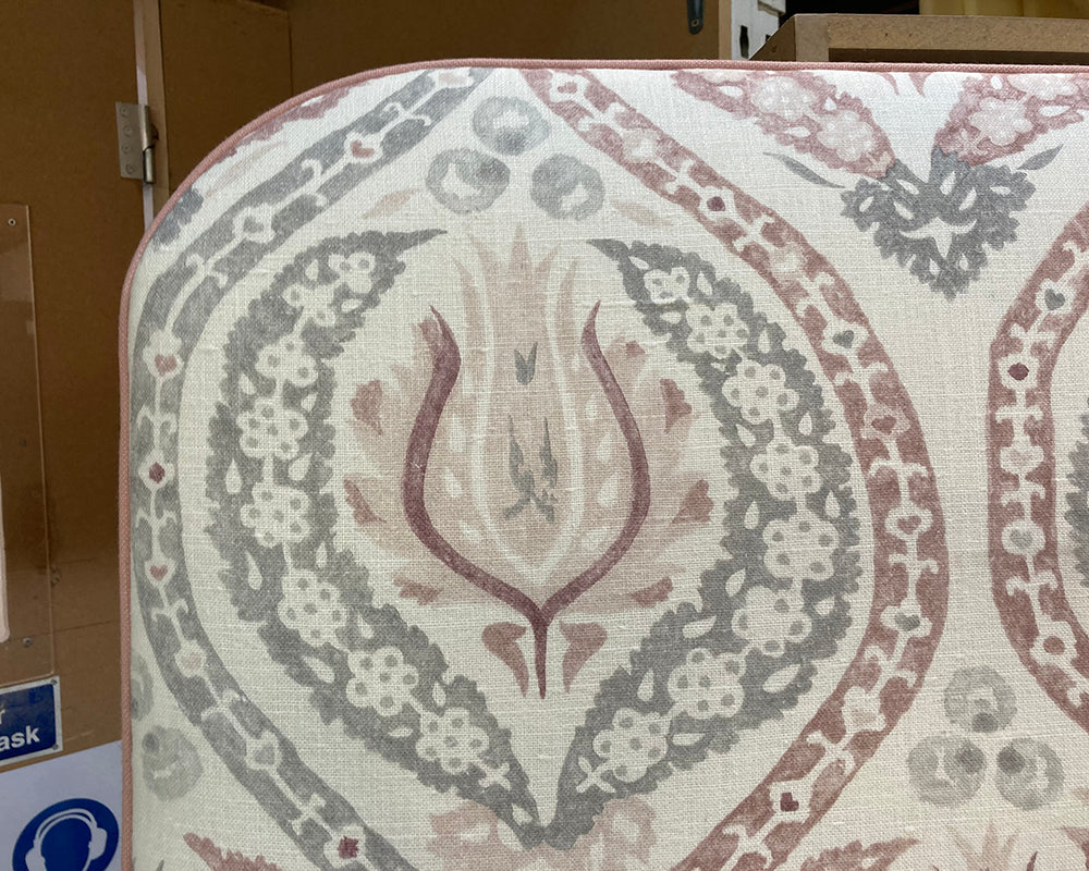 Double Faray Headboard Lewis & Wood Benaki Rock Rose