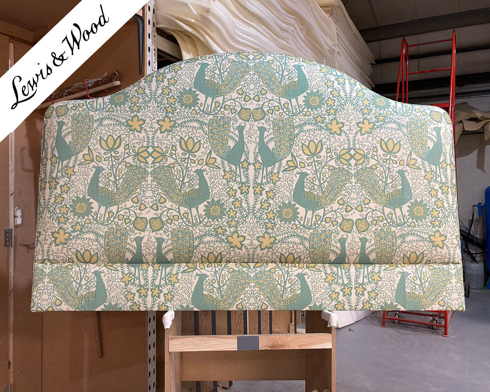 Super King Barra Headboard Lewis & Wood Peacock Frascati