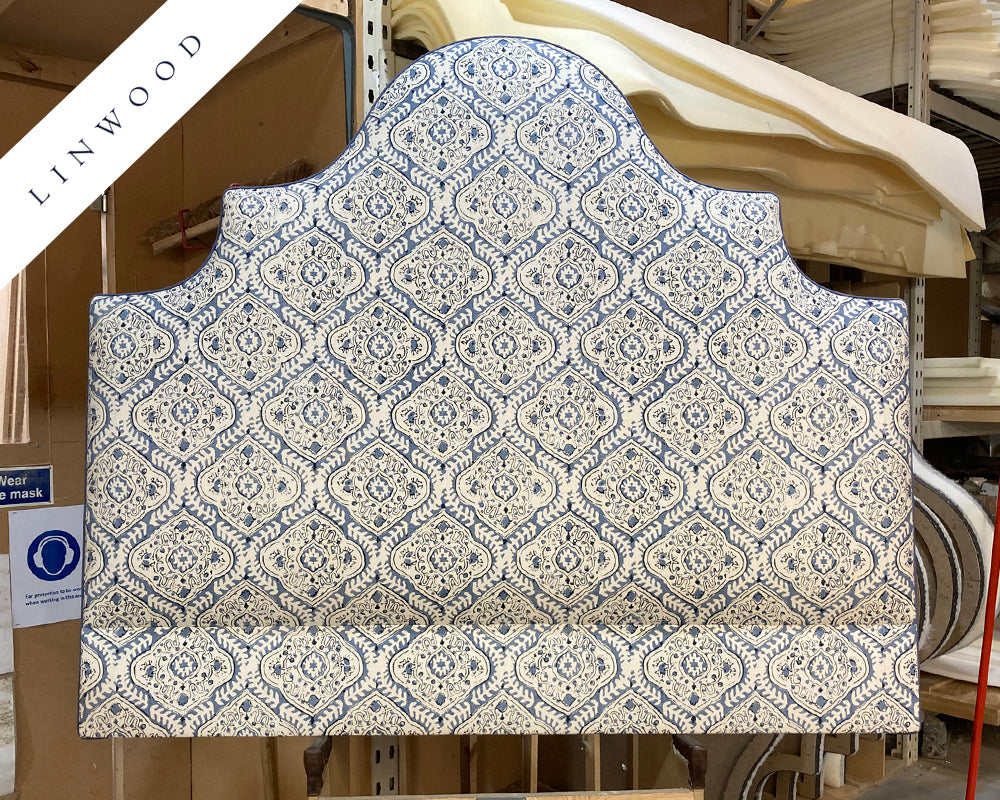 Kingsize Samson Headboard Linwood Kala Raindrop