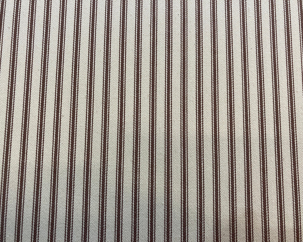 Super King Barra Headboard Ian Mankin Ticking Stripe 1 Brown