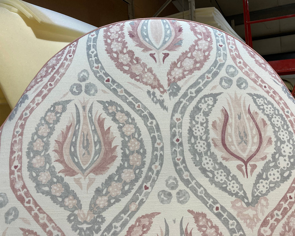 Super King Samson Headboard Lewis & Wood Benaki Rock Rose