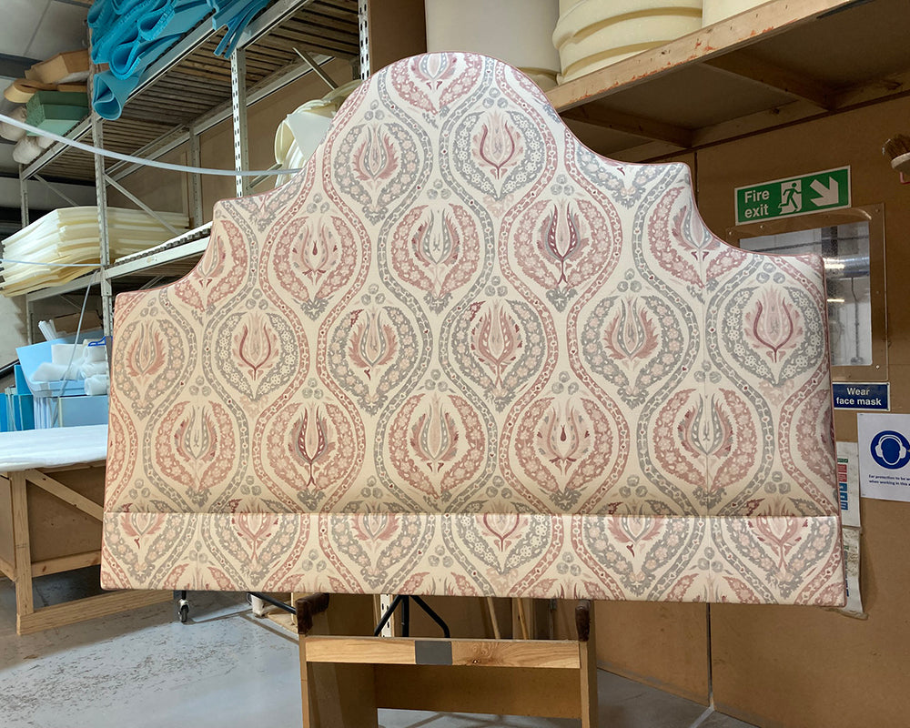 Super King Samson Headboard Lewis & Wood Benaki Rock Rose
