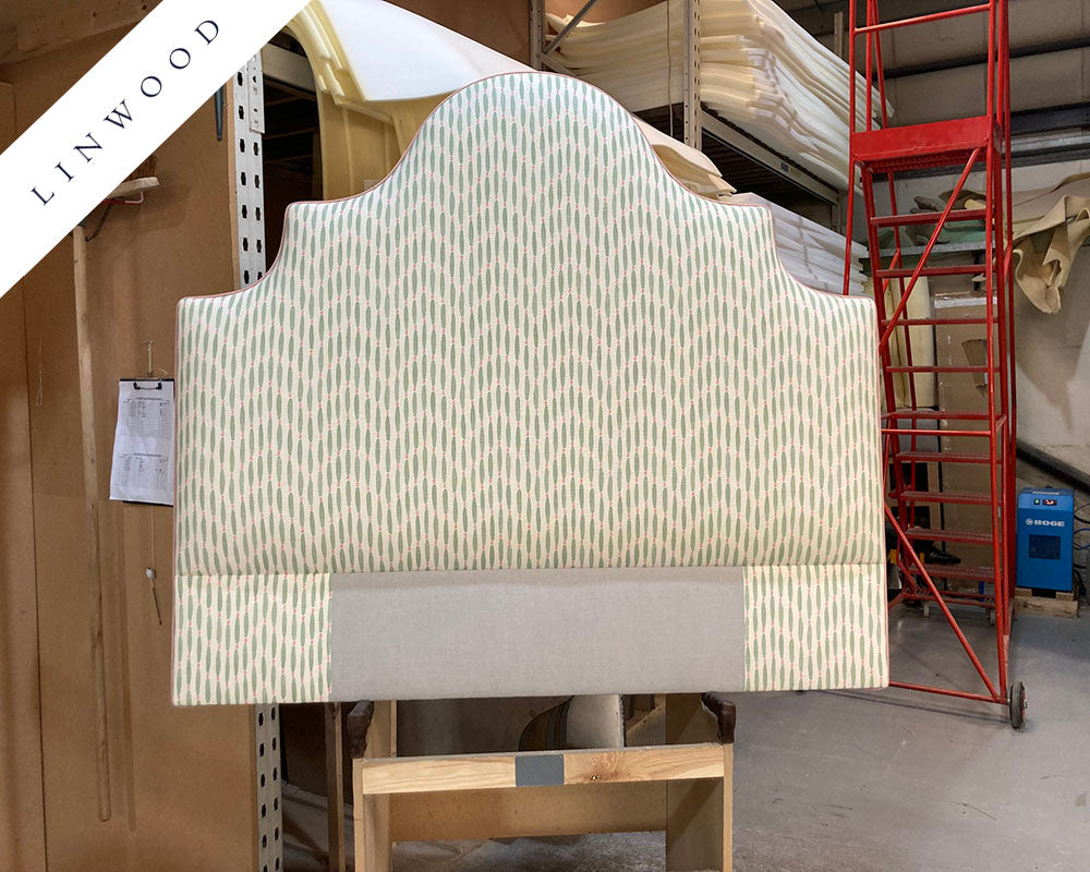 Double Samson Headboard Linwood Smocked Cactus