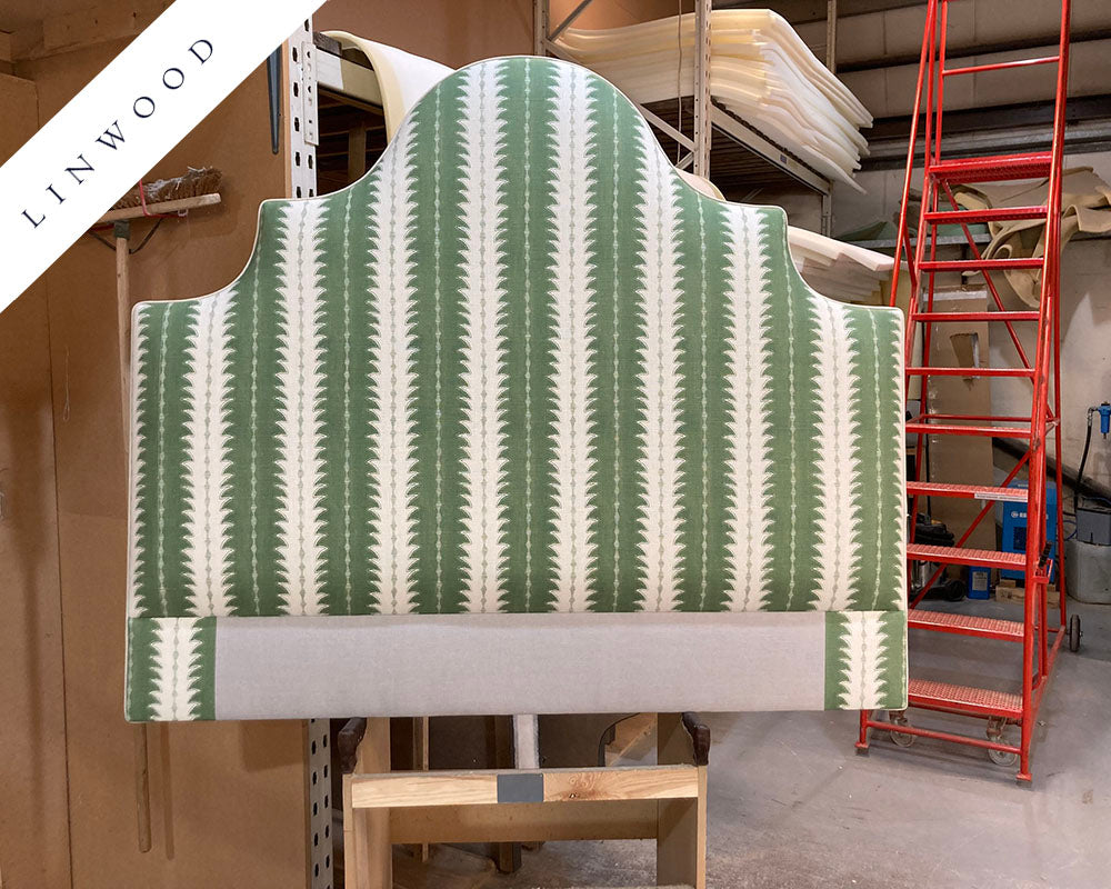 Kingsize Samson Headboard Linwood Ruched Lizard