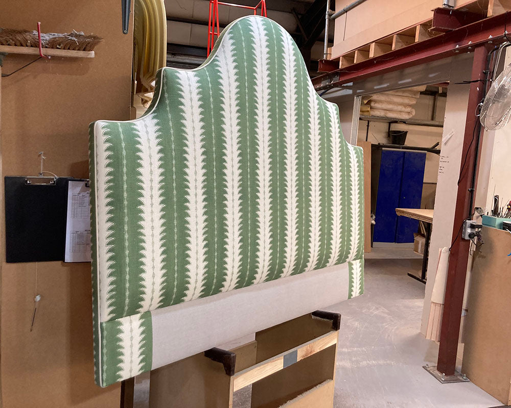 Kingsize Samson Headboard Linwood Ruched Lizard