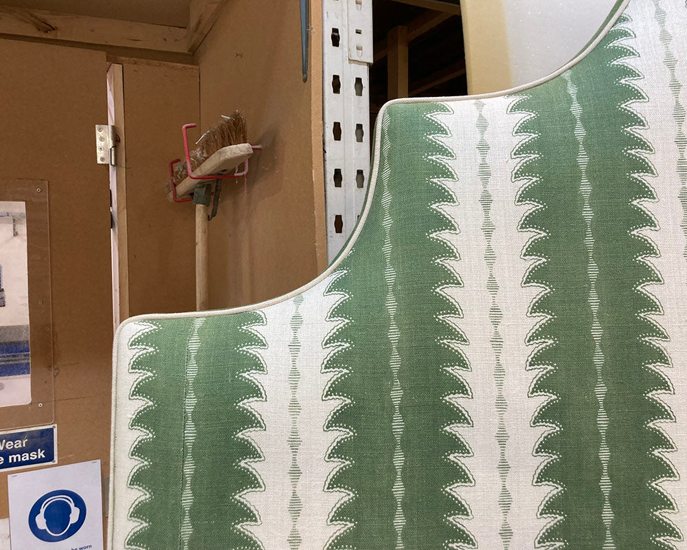 Kingsize Samson Headboard Linwood Ruched Lizard
