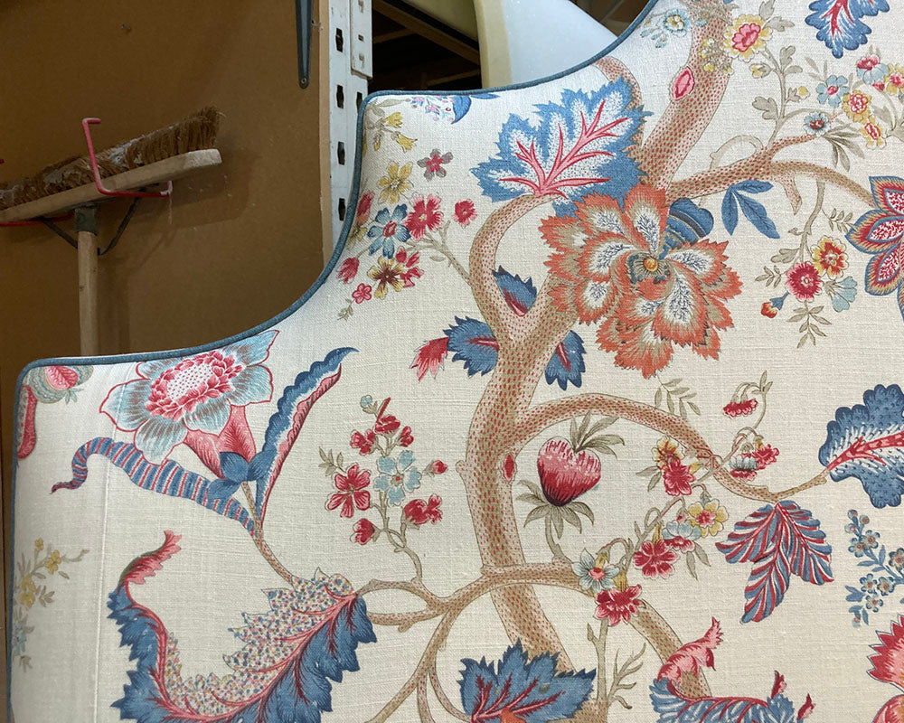 Kingsize Samson Headboard Linwood Kitty Indian Summer
