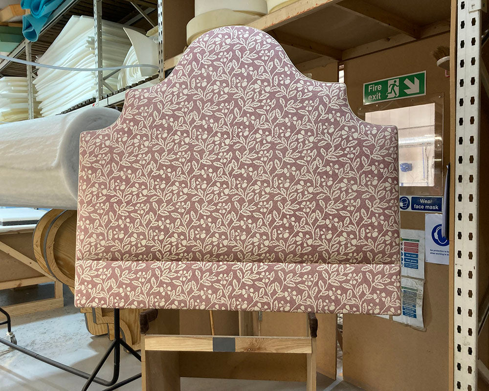 Double Samson Headboard Fermoie Liana Pink