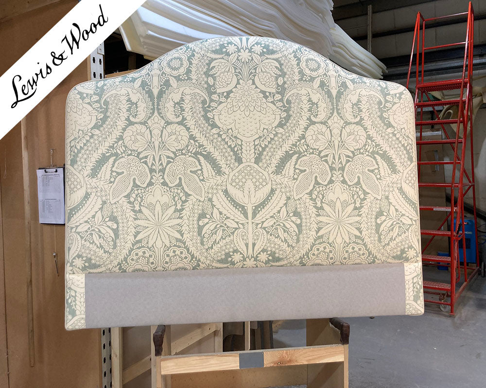 Double Barra Headboard Lewis &amp; Wood Hanbury Verdigris