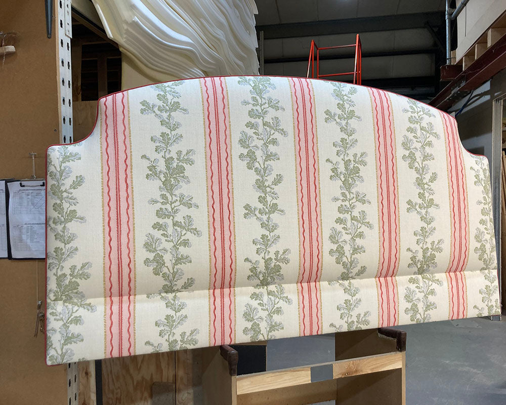 Super King Puffin Headboard Linwood Hester Pink/Green