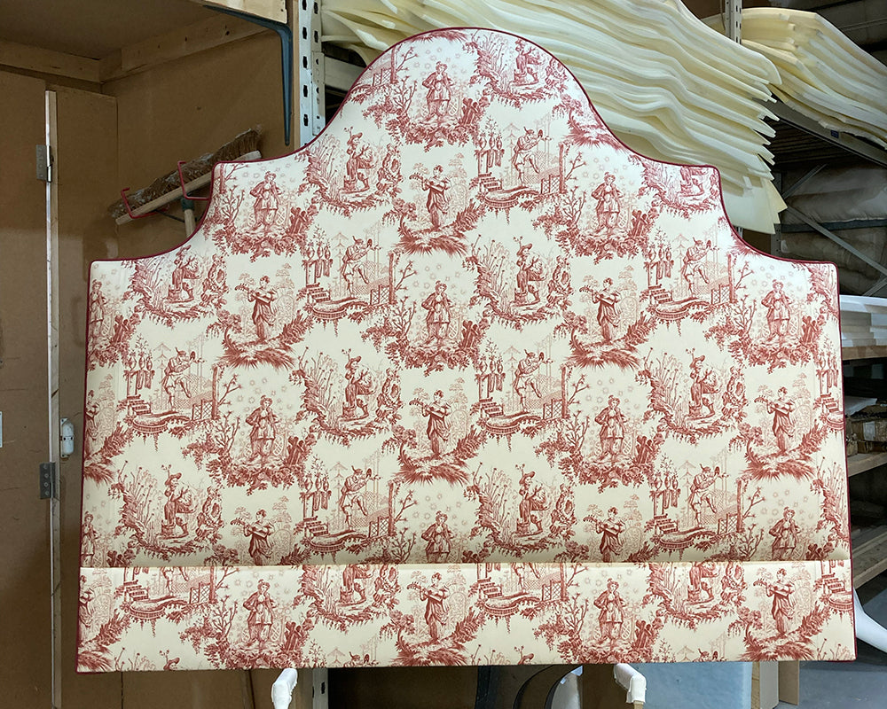 Kingsize Samson Headboard Lewis & Wood Toile Rhone