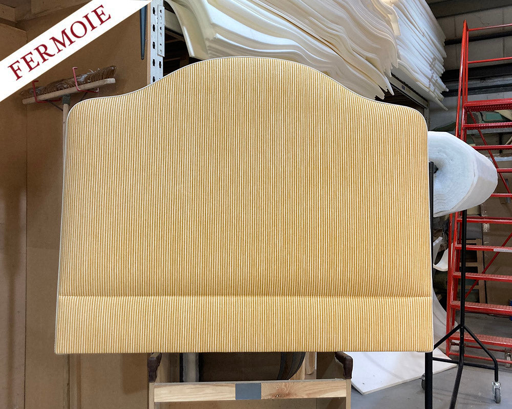 Double Barra Headboard Fermoie Poulton Stripe 169
