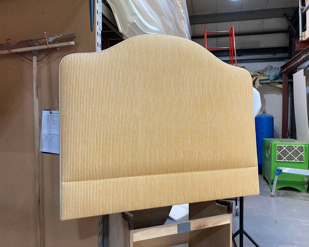 Double Barra Headboard Fermoie Poulton Stripe 169