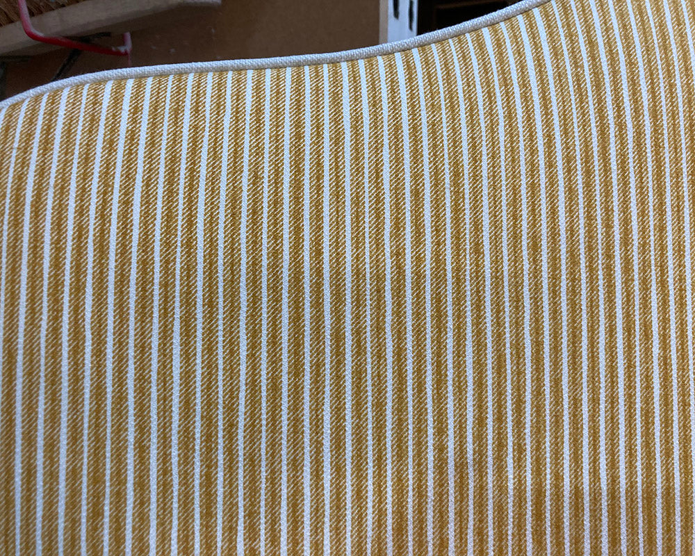 Double Barra Headboard Fermoie Poulton Stripe 169